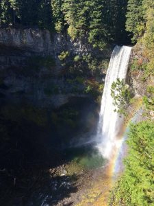 Rainbow over Brandywine Falls in Whistler