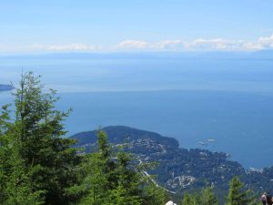 Effie's Lookout over Horseshoe Bay from the peak of Cypress Mountain