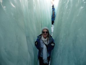 Me on the ice-walk on Franz Joseph Glacier on the South Island, New Zealand