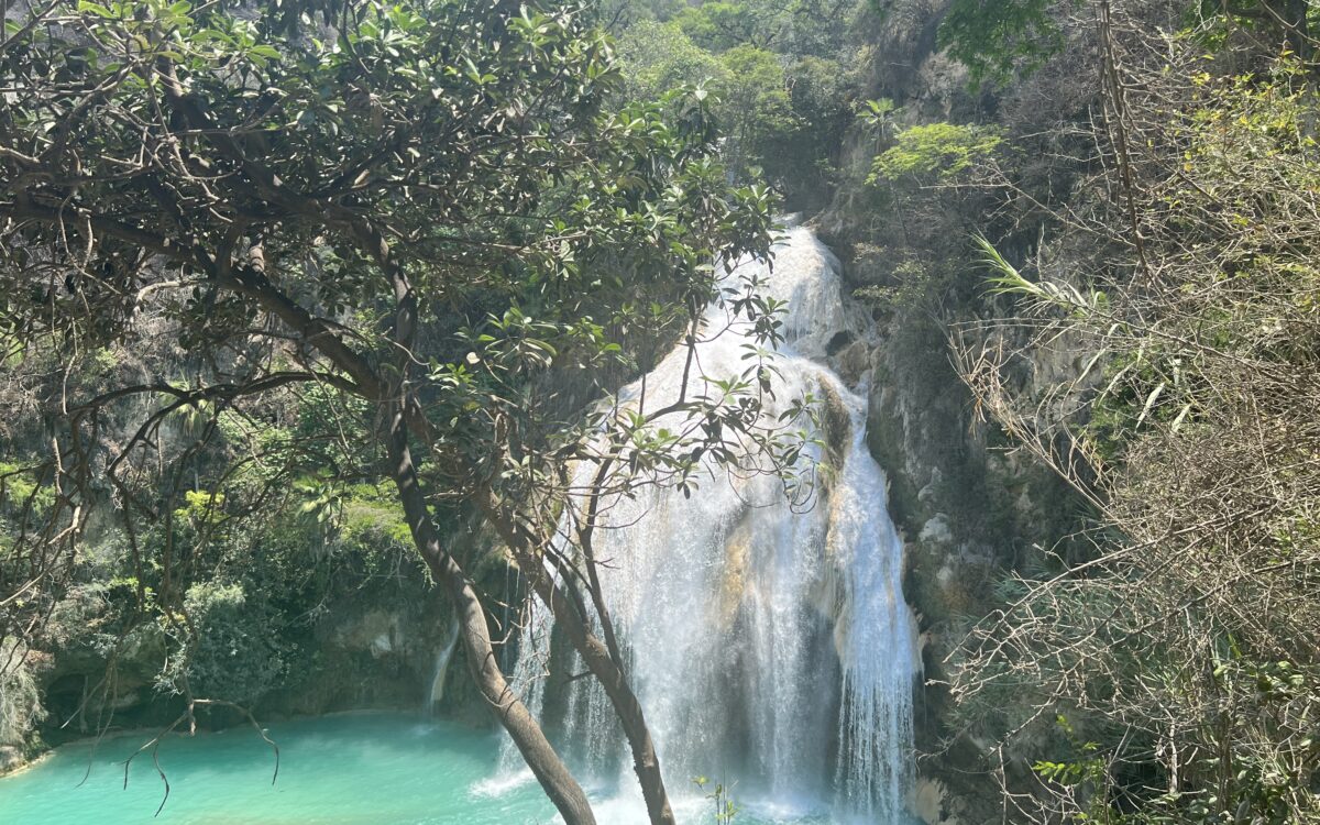 Beautiful Waterfall in Mexico