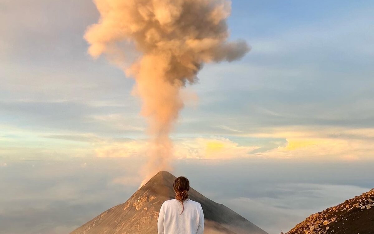Hiking Volcan Fuego in Guatemala